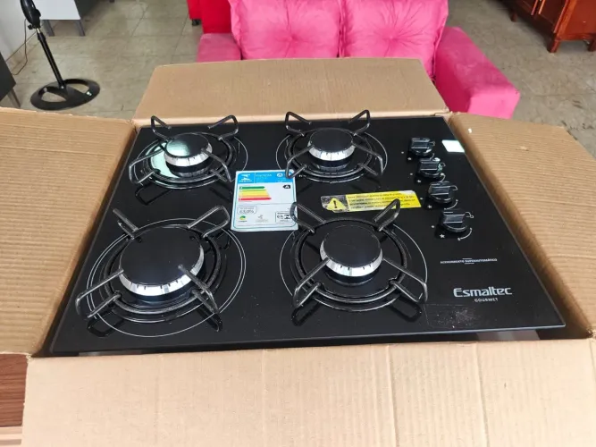 COOKTOP 5 BOCAS ESMALTEC SEMINOVO