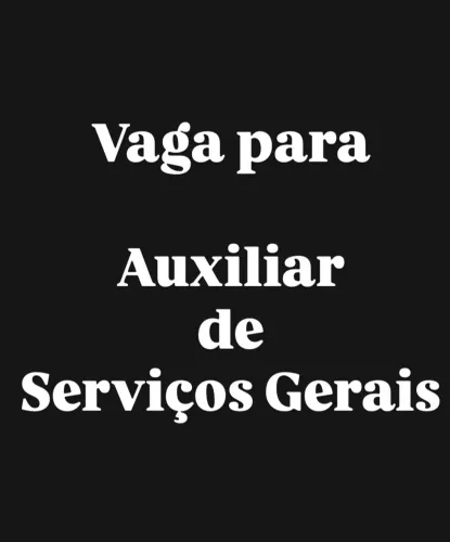 Vaga para ASG