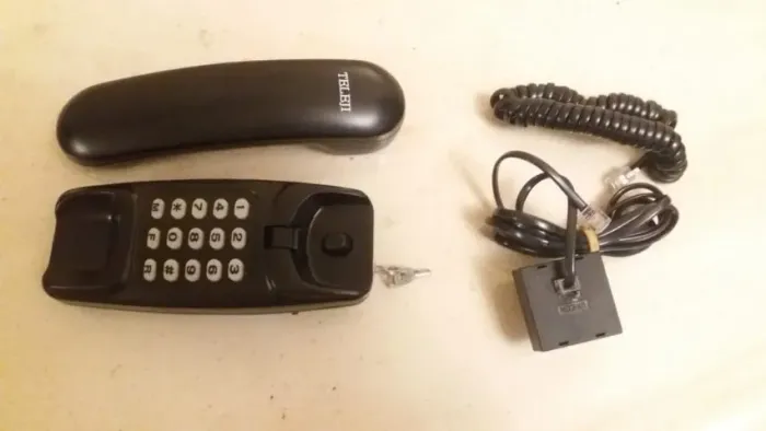 Telefone Fixo Teleji - Modelo KXT 3026 - Com chave de bloqueio