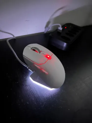 Mouse Gamer Sem Fio Fire Phoenix 24000dpi Paw3311 Bk-r3x Cor Branco