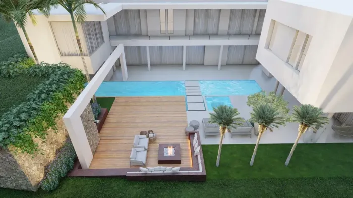 Espetacular mansão em construção, projeto arrojado todo em concreto armado