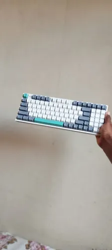 Teclado Mecânico Gamer Machenike K500 B94 RGB Red Switch Hot Swap