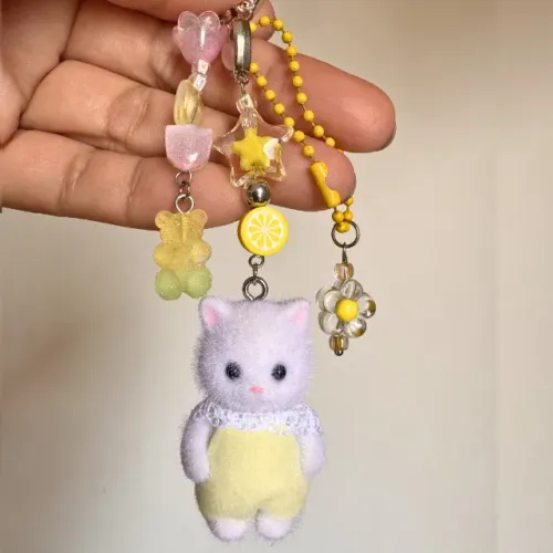 Chaveiros GATO PERSA - Sylvanian Families da Echop - NOVO - Direto do Japão