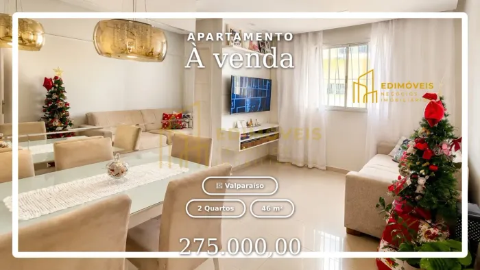 Venha conhecer este Apartamento em Valparaíso: Ideal para sua Família!