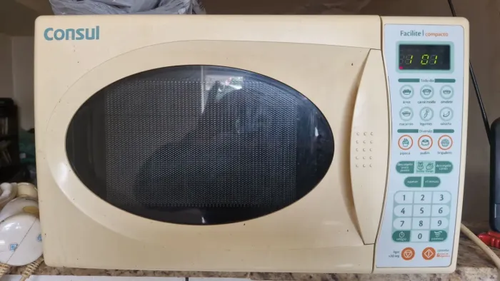 Micro-ondas com leia