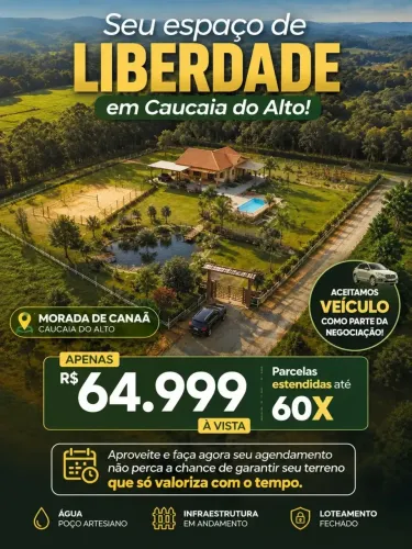 QUER TER SUA CHÁCARA EM ATIBAIA?