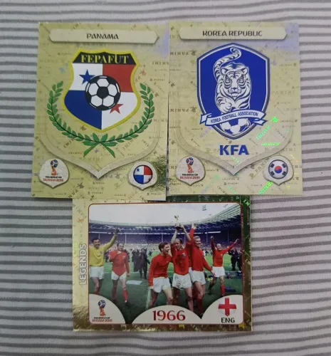 Figurinha brilhante copa 2018