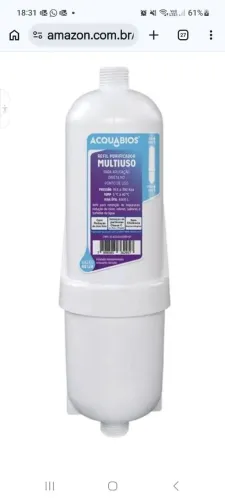 Refil Filtro água ACQUABIOS