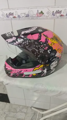Capacete Helton Cross feminino