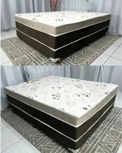 CAMA BOX CASAL - PAGUE NA HORA - PREÇO BAIXO