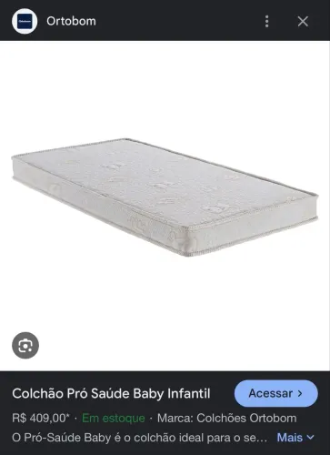 Colchão Ortobom Baby
