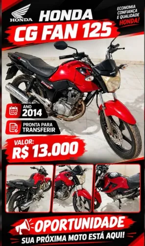 Honda CG 150 FAN Esdi/ 150 FAN Esdi Flex 2014