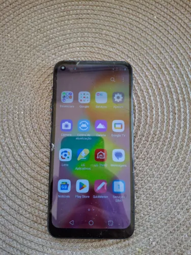 Celular LG K61 128G cm trincado