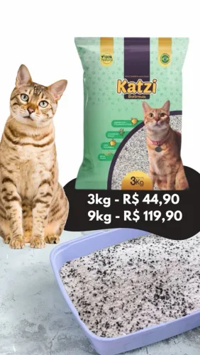 Areia para gatos ( 6 modelos )