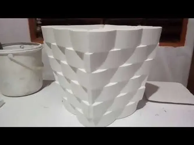 Vasos de Gesso 3D - Elegância Que Transforma!