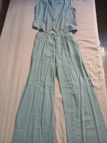 CONJUNTO COLETE + CALÇA 