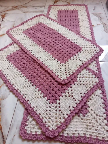 Tapetes de crochê