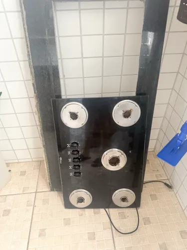 Pia granito com fogão