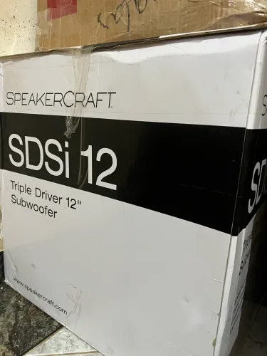 Subwoofer SpeakerCraft SDSi 12? Triple Driver - Novo, Lacrado