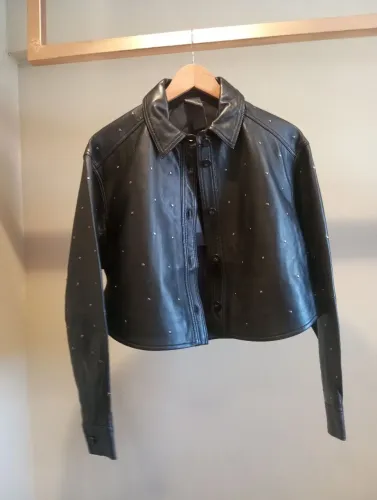 Camisa em couro Animale 