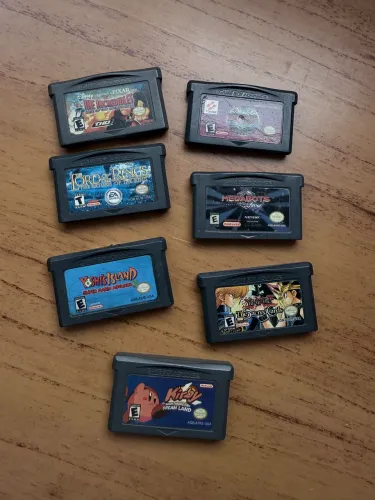 Fitas de Gameboy Advance