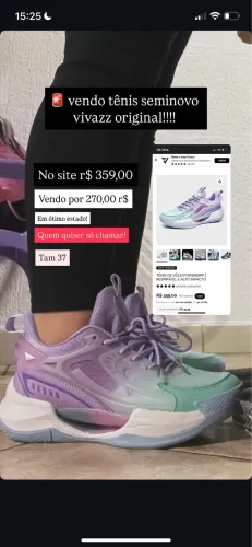 Tênis de vôlei e corrida 