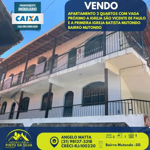 Imóvel para venda com 50 metros quadrados com 2 quartos em Mutondo - São Gonçalo - RJ