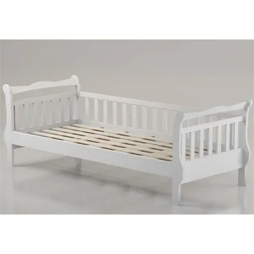 Cama solteiro madeira maciça com colchão