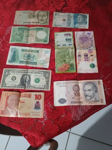 Vendo dinheiro para colecionar