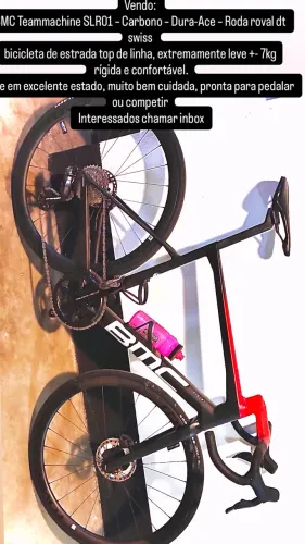 Bike Road Bmc Time Slr 01 Disc Shimano 12v Dura Ace Pedevela (Usado)