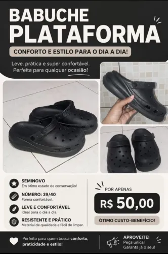 Babuche plataforma 