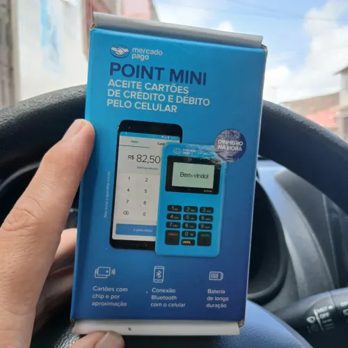 Máquina via Bluetooth do Mercado Pago- Point Mini