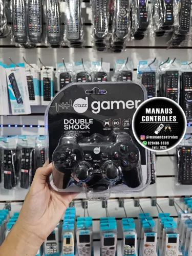 Controle gamer para pc double shock