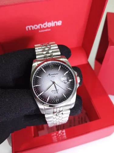 Relógio Mondaine 1954 Automático Edição Comemorativa Black Dial 40mm Ref: 32993G0MVNA6