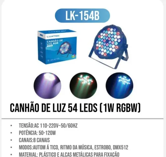 Canhão globo de luz rgb para festas