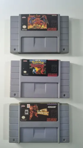 Fitas paralelas de Super Nintendo