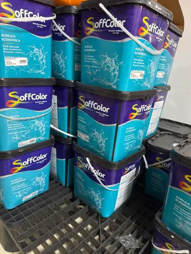 Tinta acrílica Soffcolor  balde 99,90 Promoção 