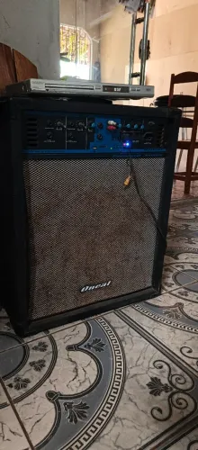 Caixa amplificada+ dvd