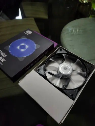 FAN MASTERFAN - COOLER MASTER MF120L BLUE COM LED NOVO