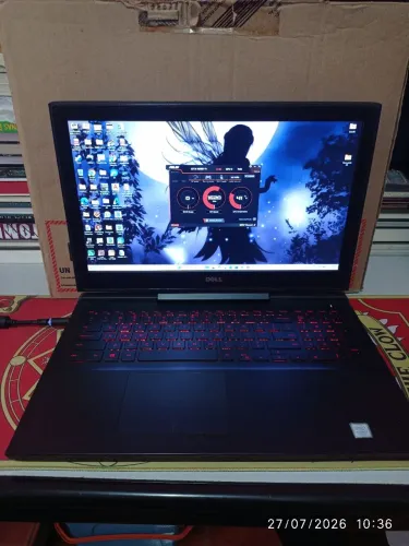 Notebook Dell Gaming 7567: I7, 16gb RAM, GTX 1050ti, 512gb NVME - NA CAIXA 