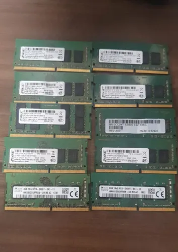 Memórias ddr4 8Gb 2400Mhz