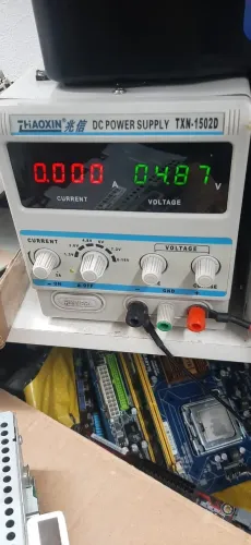 FONTE DE BANCADA ASSIMÉTRICA PRO ZHAOXIN TXN 1502 0-15V 2A - 127V CONSERTOS DE CELULARES
