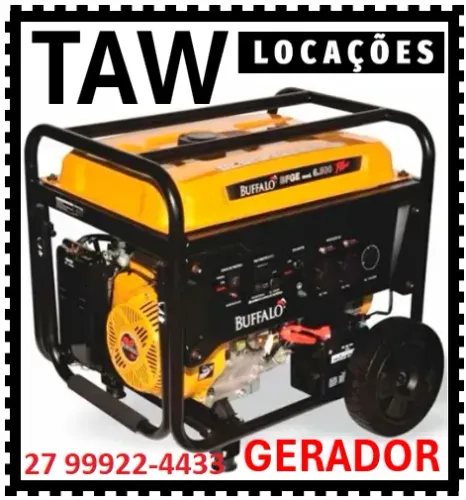 LOCAÇÃO ALUGUEL GERADOR