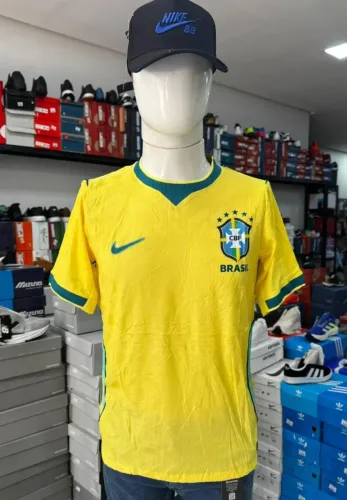 Camisa Brasil Oficial Amarela - Versão Jogador