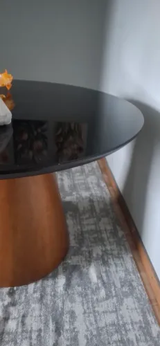 MESA DE 1,20 COM TAMPO DE VIDRO