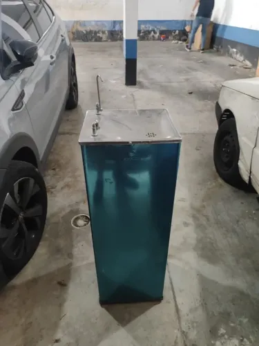 Bebedouro Purificador Refrigerado Pressão Aço Inoxidável