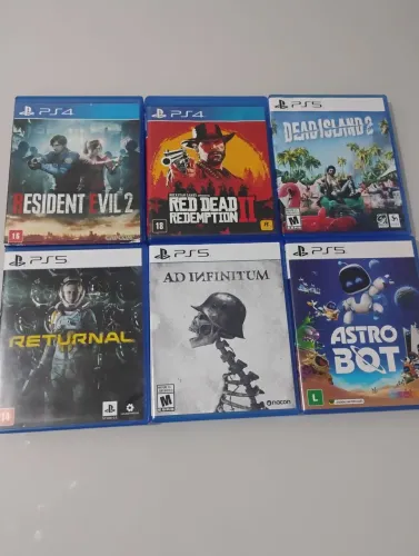 Lote jogos /PS5 e PS4 Leia a descrição