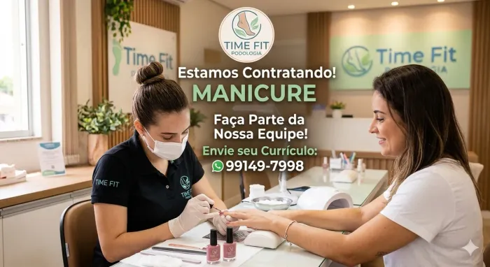 Contrata-se manicure  e podóloga 