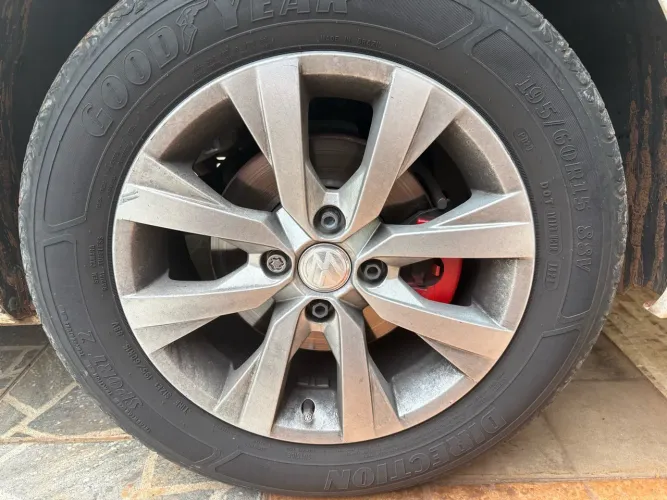 Rodas Originais Gol G7 Aro 15 Pneus Goodyear