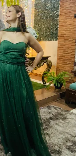 Vestido madrinha verde Olívia